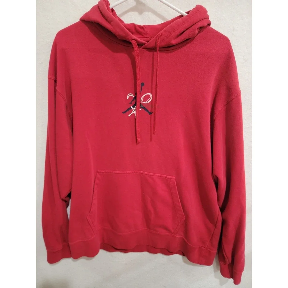 Nike‎ Air Jordan Men's L For The Love Of The Game University Red Hoodie